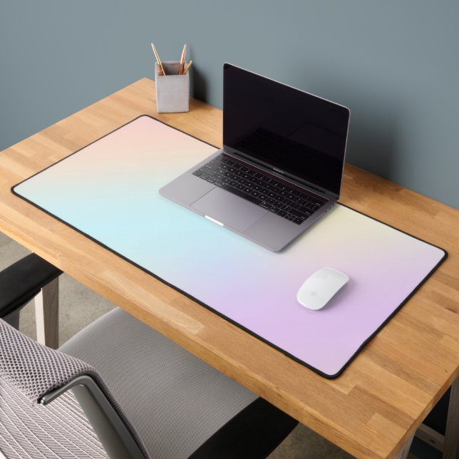 Pastel Gradient Abstract Desk Mat (Office 2)