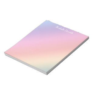 Pastel Gradient with (or without) Name Notepad