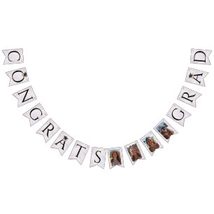 Pastel Graduate 4 photos Congrats Grad Bunting