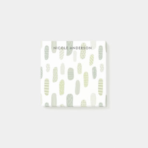 Pastel Green Abstract Post-it Notes