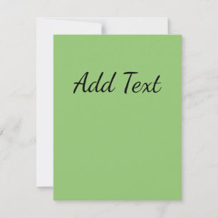 Pastel Green Card