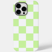 Pastel Green Chequered Gingham Pattern
