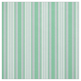 Pastel Green Chevron Stripes Fabric