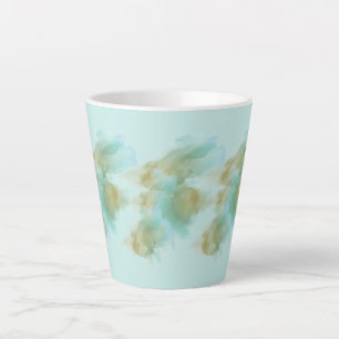 "Pastel Green Latte Mug – Elegant Minimalist Desig