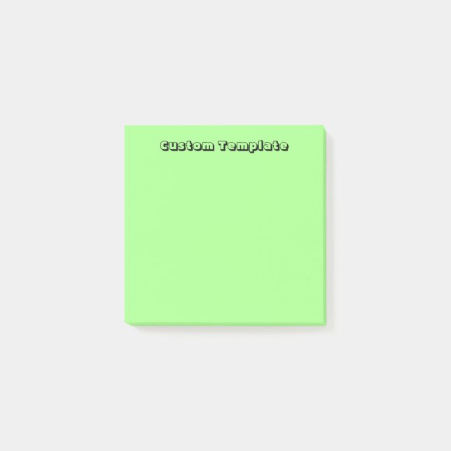Pastel Green Post-it Notes (Front)