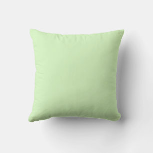 Pastel Green Tea Leaf Solid Colour Cushion