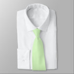 Pastel Green Tea Leaf Solid Colour Tie<br><div class="desc">Neck Tie business suit and casual fun fashion statement apparel attire accessory printed with Pastel Green Tea Leaf Solid Colour graphic art design illustration and select products collection by TheFabricSeal print on demand shop at Zazzle.com #ZazzleMade https://www.zazzle.com/store/thefabricseal TheFabricSeal©️Original. Tea Green is a soft, feminine, refreshing, romantic, tranquil, fairly neutral and...</div>