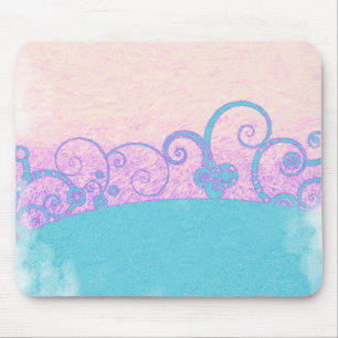 pastel grunge fantasy Mouse Pad