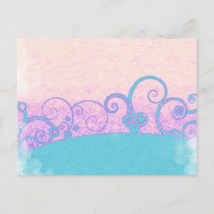 pastel grunge fantasy postcard