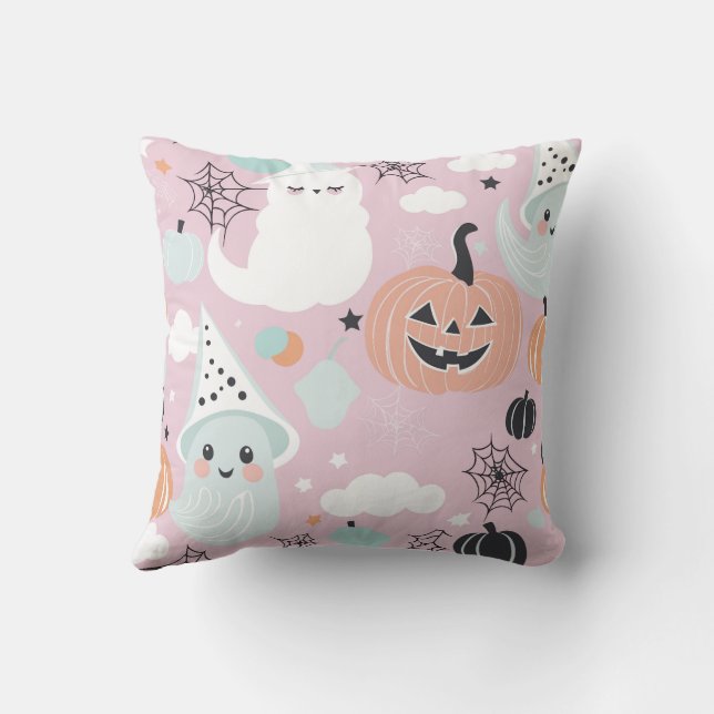 Pastel Halloween Delight  Cushion (Back)
