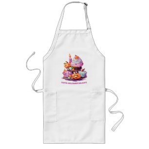 Pastel Halloween Delights – Enchanting Pastel Cake Long Apron