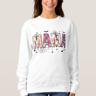Pastel Halloween Mama Sweater