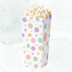 Pastel Halloween Polka Dots Popcorn/ Favour Box