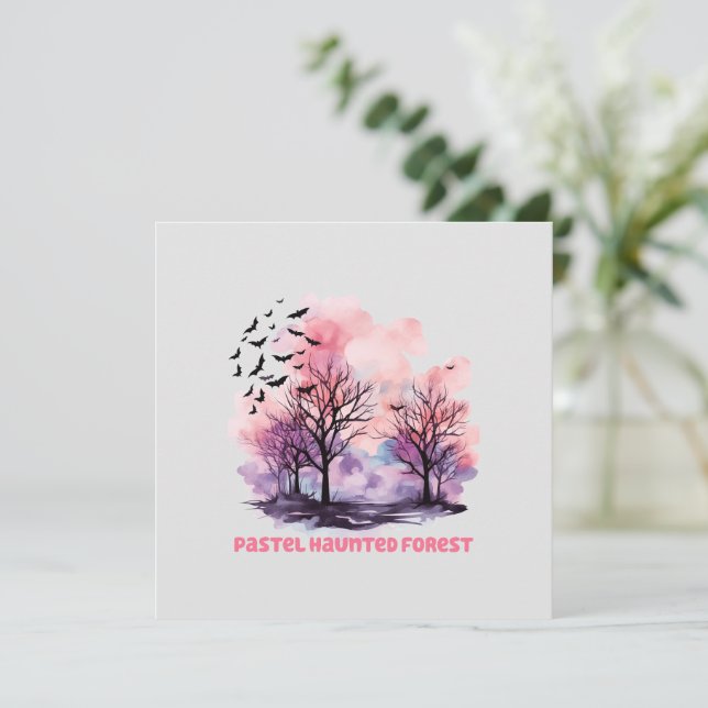 Pastel Haunted Forest – Spooky-Cute Pastel Purple (Standing Front)