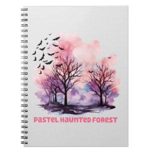 Pastel Haunted Forest – Spooky-Cute Pastel Purple Notebook