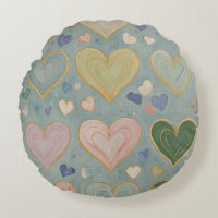 Pastel Heart Tapestry