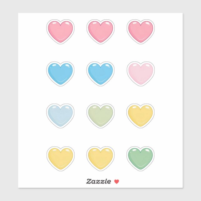 Pastel Hearts (Sheet)