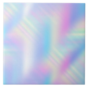 Pastel Holographic Gradient Iridescent Tile