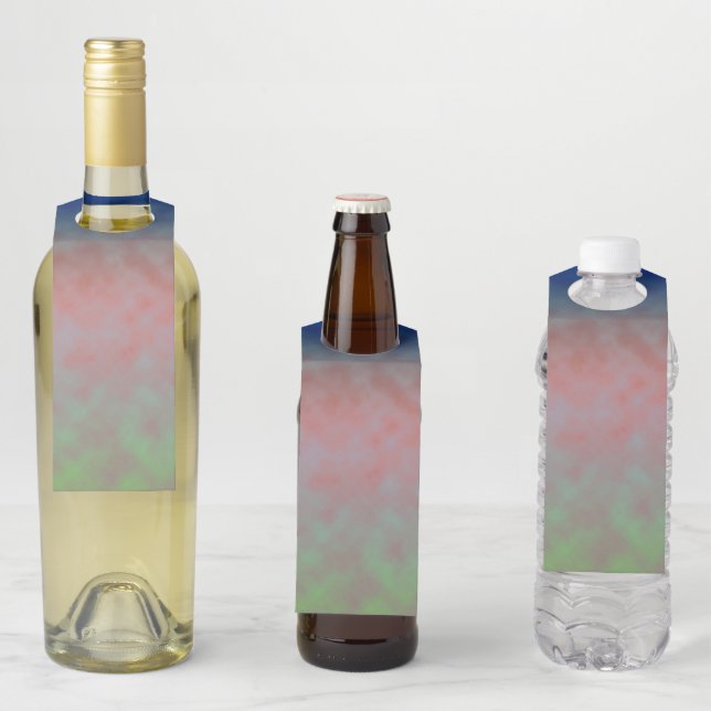 Pastel Horizon Bottle Tag (In Situ)