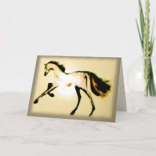 "Pastel Horse" ~ Holiday Greeting Card