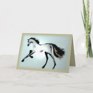"Pastel Horse" ~ Holiday Greeting Card