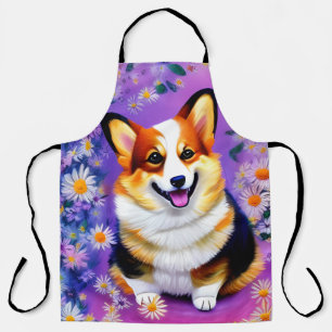 Pastel Hues Corgi Apron