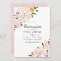 Pastel Hues Floral Quinceañera