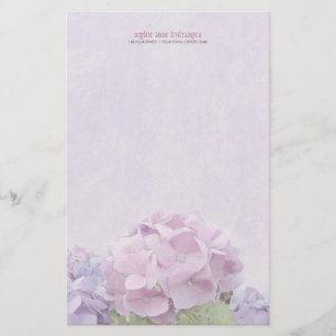 Pastel Hydrangeas Stationery
