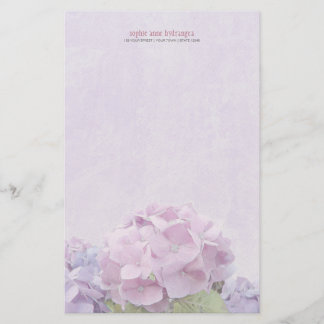 Pastel Hydrangeas Stationery