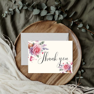 Pastel Ice Cream Bridal Shower Thank You Card