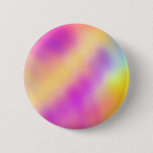 Pastel Iridescent Colourful Gradient Design 6 Cm Round Badge