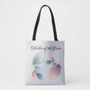 Pastel Iridescent Leaves Wedding Dreamy Pastels Tote Bag