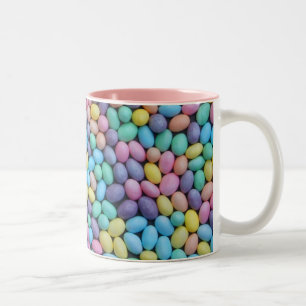 Pastel Jelly Beans Two-Tone Coffee Mug