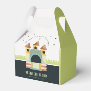 Pastel Jumping Castle Jump & Play Kids Birthday Favour Box