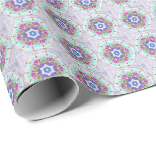 Pastel Kaleidoscope Wrapping Paper