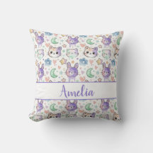 Pastel Kawaii Animal Cute Watercolor Nursery Deco