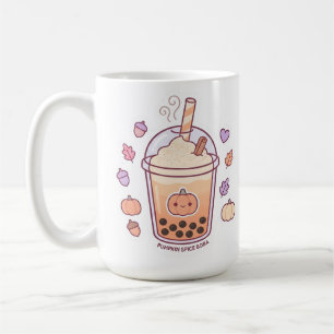 Pastel Kawaii Ghost Brew Cute Autumn Sticker Coffee Mug