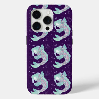Pastel Koi Fish | Whimsical Folk Art Underwater iPhone 15 Pro Case
