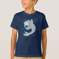 Pastel Koi Fish | Whimsical Folk Art Underwater