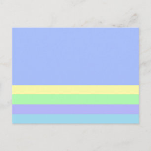 Pastel Lavender Blue Postcard
