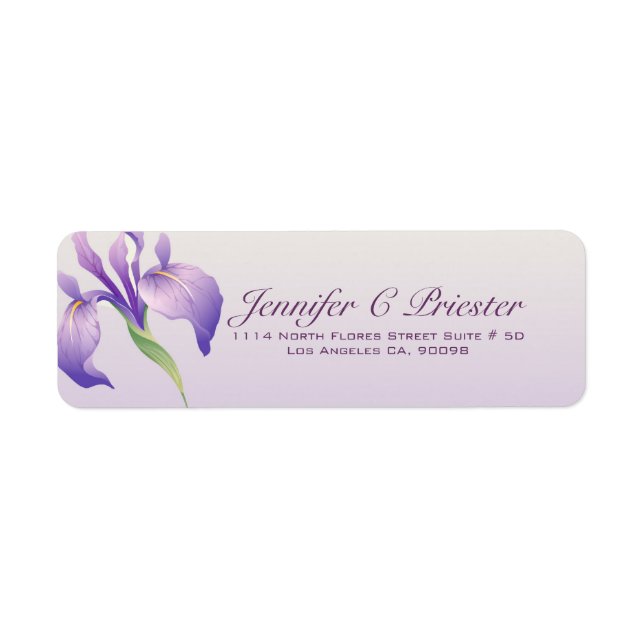 Pastel Lavender Purple Flower Natural Spa (Front)