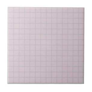 Pastel Lavender & Sage Green Chequered Retro Tile