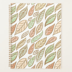 Pastel Leaf Drift Planner