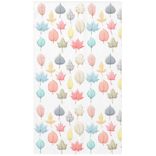 Pastel Leaves Tablecloth