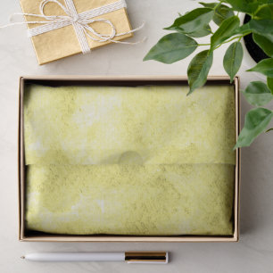 Pastel Lemon Yellow Watercolor Wash Tissue Paper