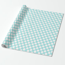 Pastel light blue dots Wrapping Paper Sheets