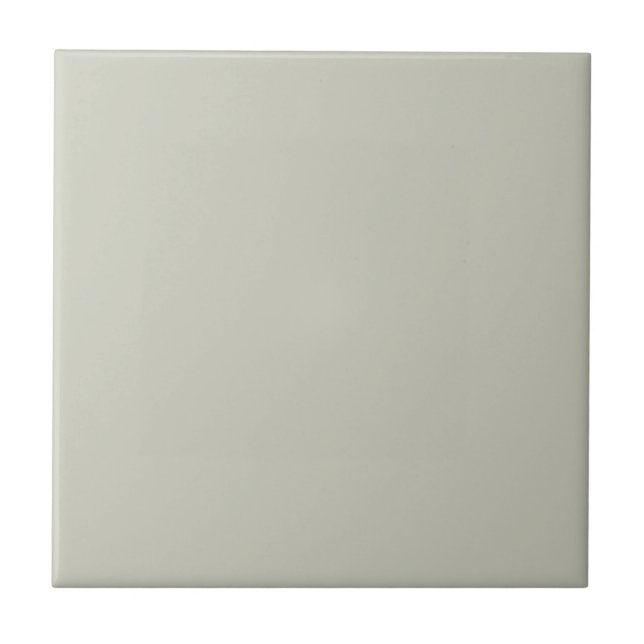 Pastel Light Grey Green Solid Colour SW 6176 Tile (Front)