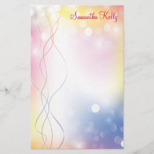 Pastel Lights Stationery