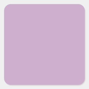 Pastel Lilac Minimal Square Stickers for Events