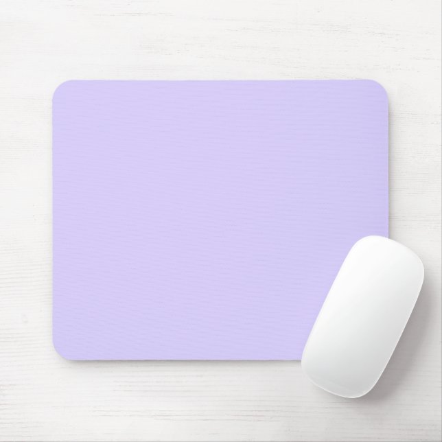 Pastel Lilac Solid Colour | Classic | Elegant Mouse Pad (With Mouse)